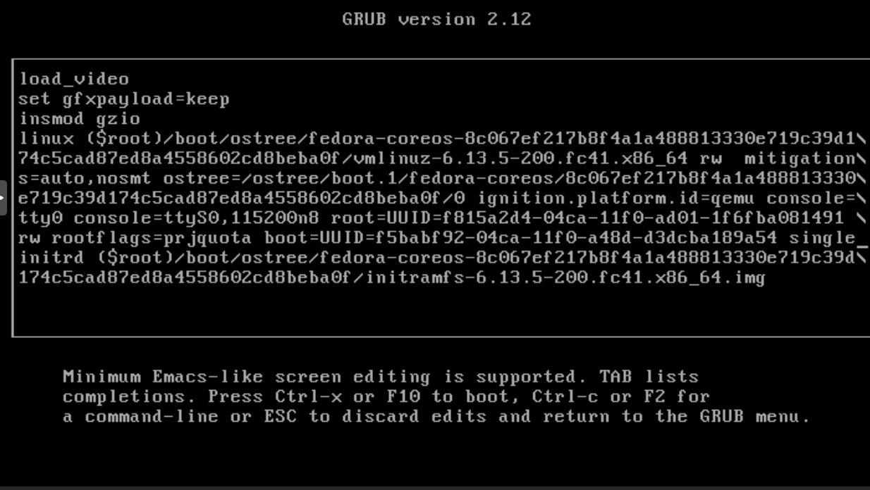 proxmox grub